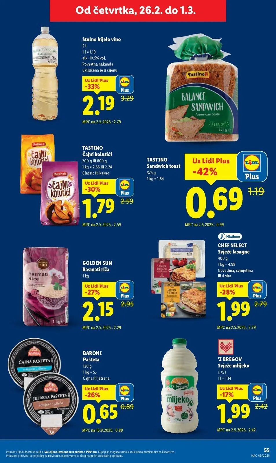 Katalog Lidl katalog do 01.03.2026 od 19. veljače do 1. ožujka 2026. - Pregled Stranica 55