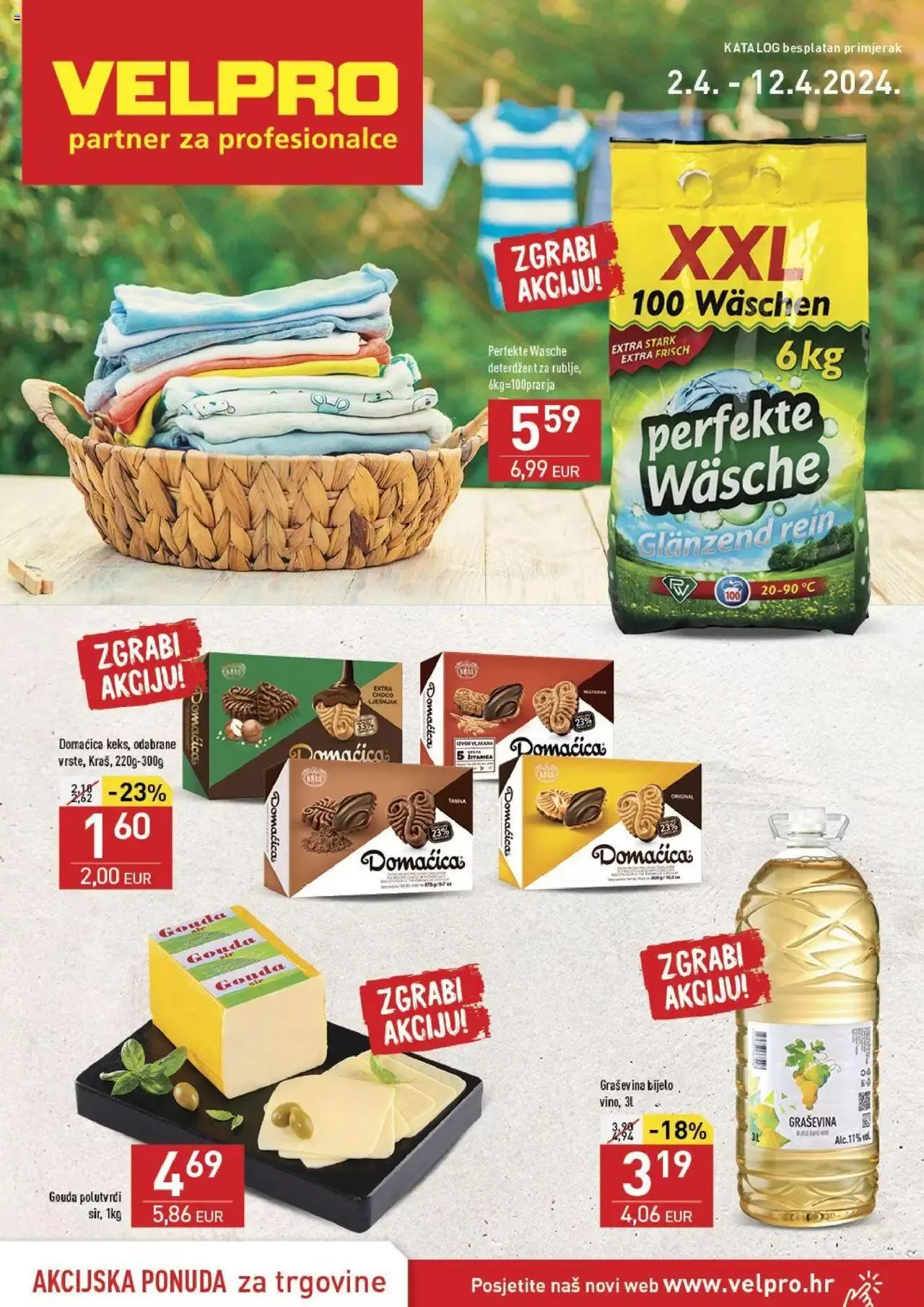 Katalog Katalog Velpro od 2. travnja do 12. travnja 2024. - Pregled Stranica 