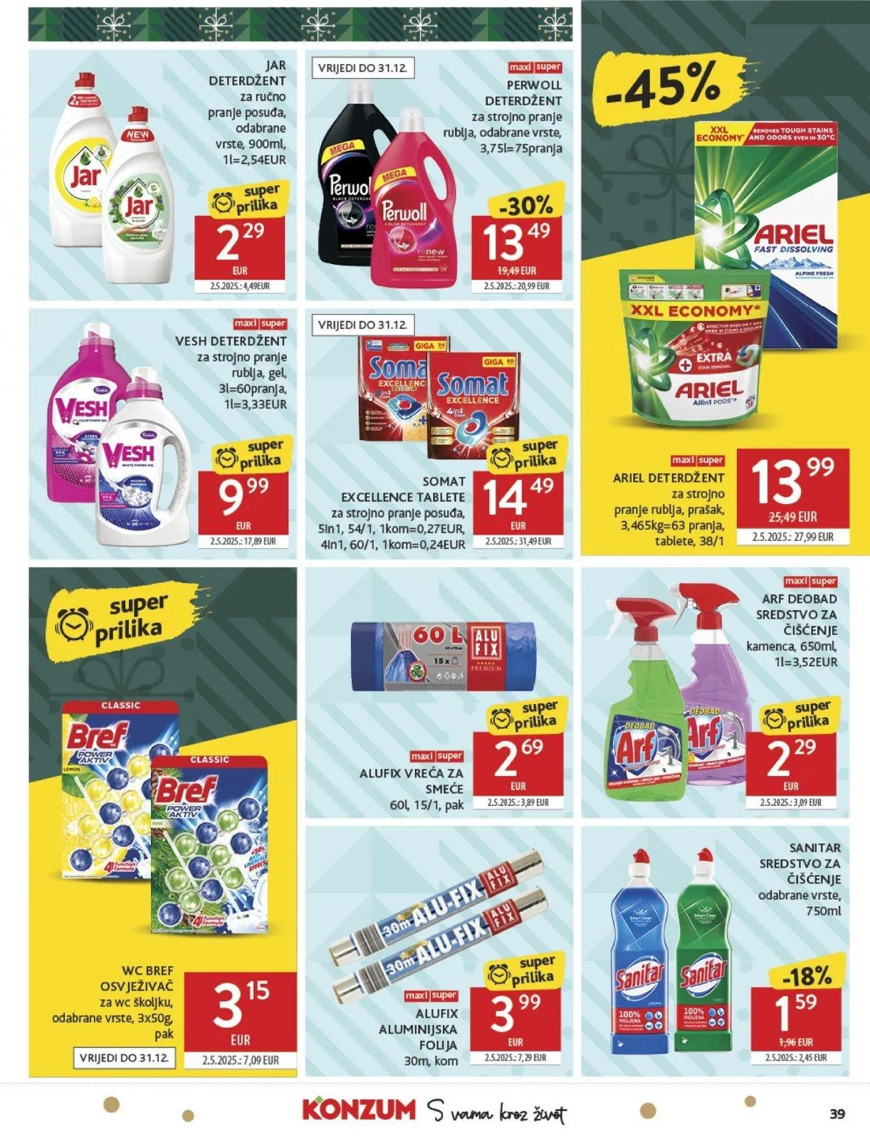 Katalog Konzum katalog do 09.12.2025 od 3. prosinca do 9. prosinca 2025. - Pregled Stranica 39