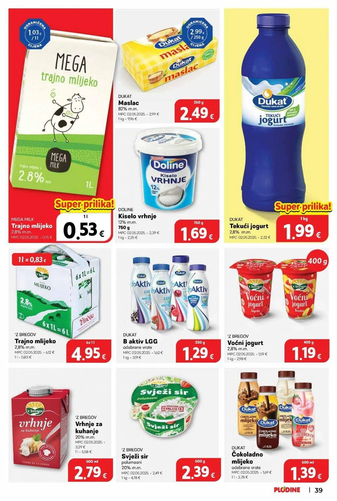 Katalog Plodine katalog do 23.06.2026 od 17. lipnja do 23. lipnja 2026. - Pregled Stranica 39