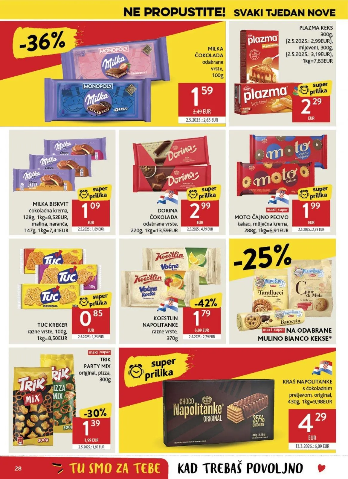 Katalog Konzum katalog do 05.05.2026 od 29. travnja do 5. svibnja 2026. - Pregled Stranica 28