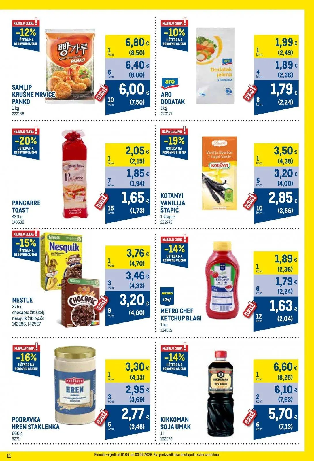 Katalog Metro katalog do 03.05.2026 od 2. travnja do 3. svibnja 2026. - Pregled Stranica 11