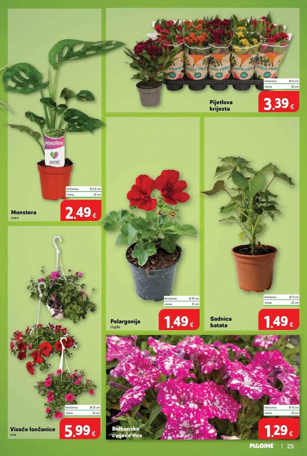 Katalog Plodine katalog do 19.05.2026 od 13. svibnja do 19. svibnja 2026. - Pregled Stranica 25