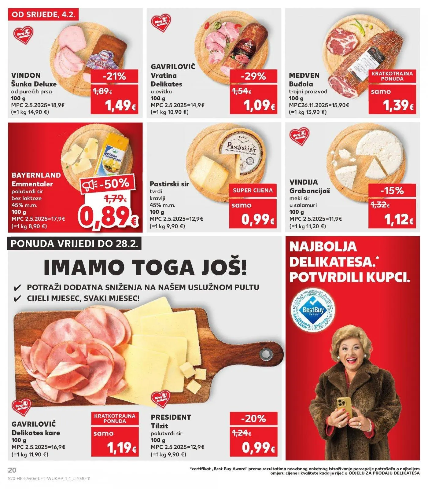 Katalog Kaufland katalog do 10.02.2026 od 4. veljače do 10. veljače 2026. - Pregled Stranica 20