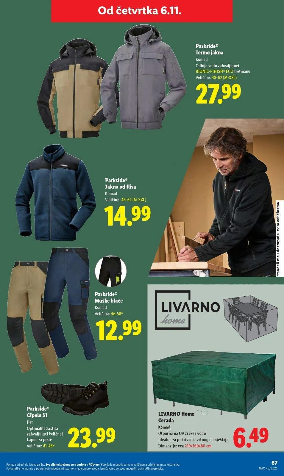 Katalog Lidl katalog do 09.11.2025 od 30. listopada do 9. studenoga 2025. - Pregled Stranica 67