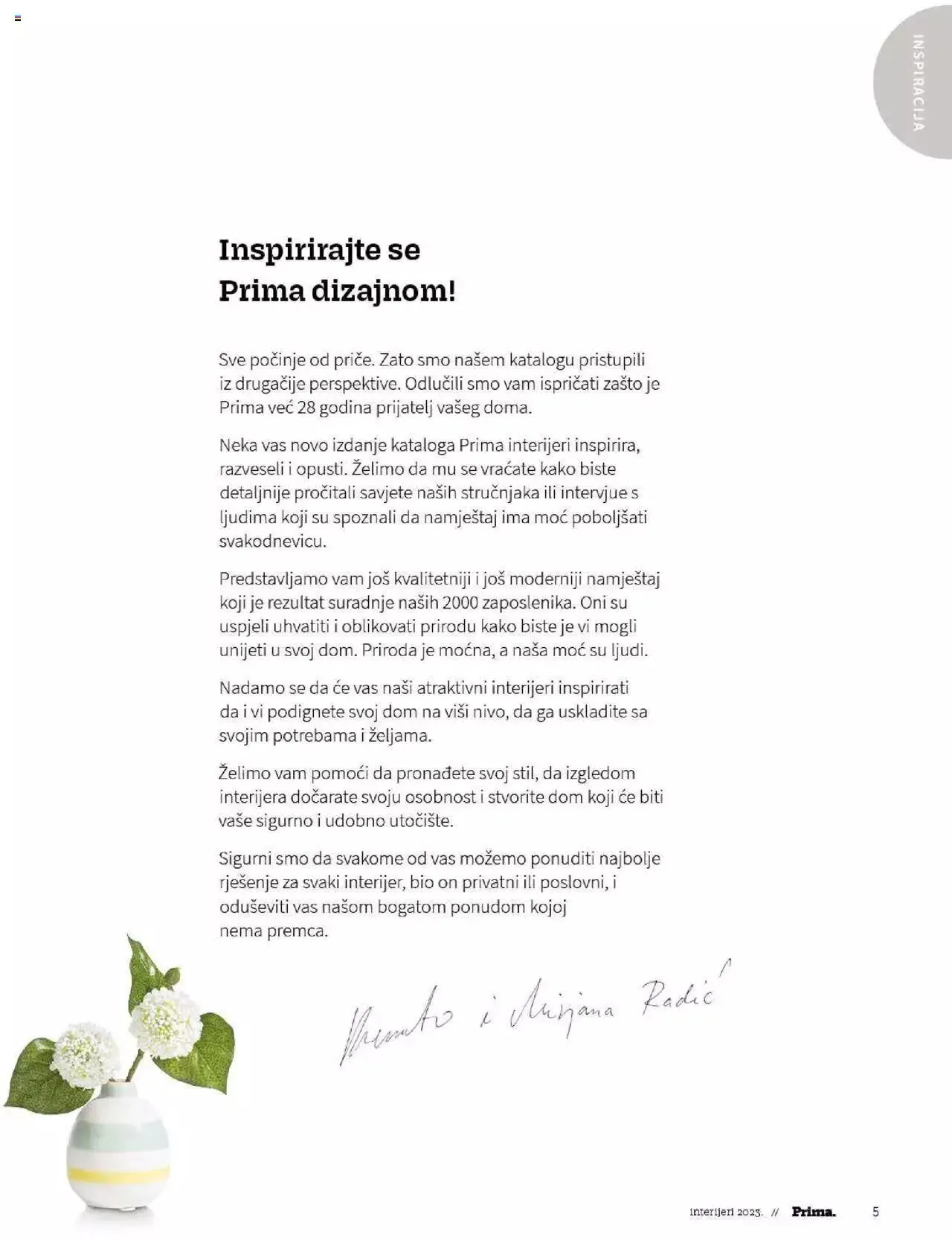 Katalog Katalog interijeri 2023 Prima od 20. veljače do 31. prosinca 2023. - Pregled Stranica 7