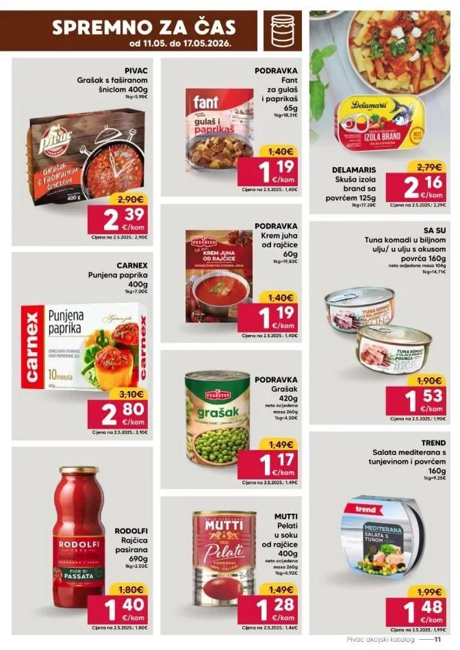 Katalog Pivac katalog do 17.05.2026 od 12. svibnja do 17. svibnja 2026. - Pregled Stranica 11