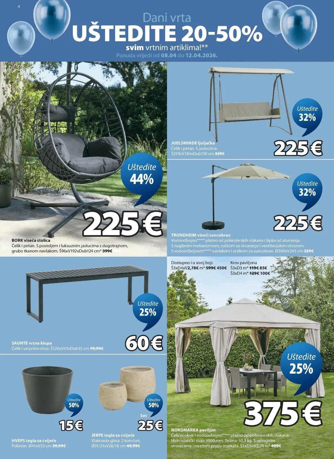 Katalog JYSK katalog do 17.05.2026 od 9. travnja do 17. svibnja 2026. - Pregled Stranica 5