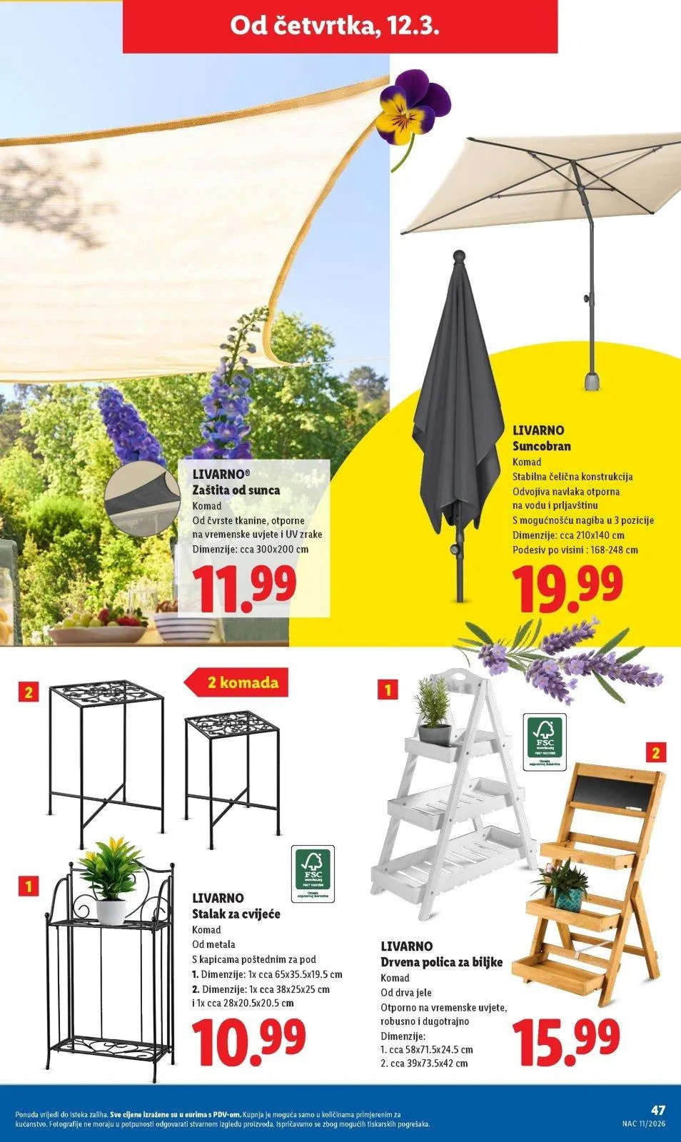 Katalog Lidl katalog do 15.03.2026 od 5. ožujka do 15. ožujka 2026. - Pregled Stranica 47