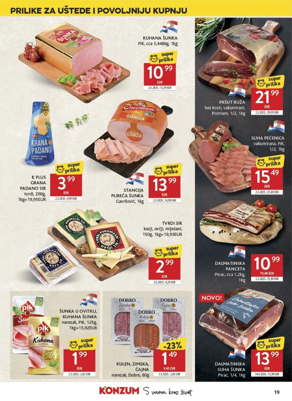 Katalog Konzum katalog do 05.05.2026 od 29. travnja do 5. svibnja 2026. - Pregled Stranica 19
