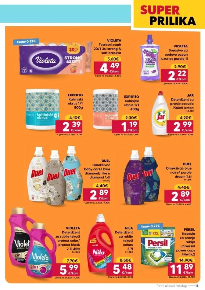 Katalog Pivac katalog do 05.07.2026 od 29. lipnja do 5. srpnja 2026. - Pregled Stranica 15