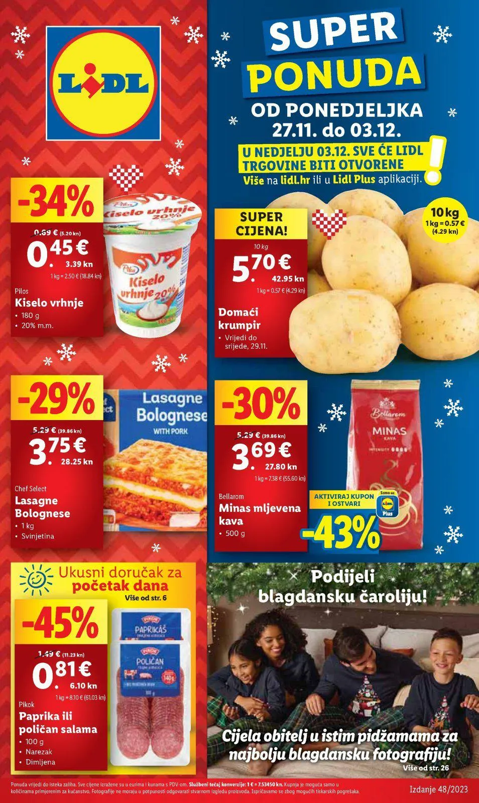 Katalog Lidl katalog do 03.12.2023 od 23. studenoga do 3. prosinca 2023. - Pregled Stranica 1