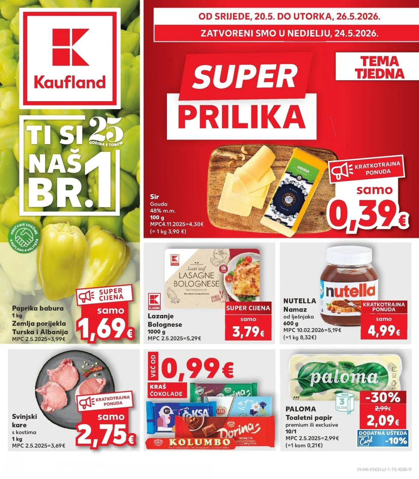 Katalog Kaufland katalog do 26.05.2026 od 20. svibnja do 26. svibnja 2026. - Pregled Stranica 1