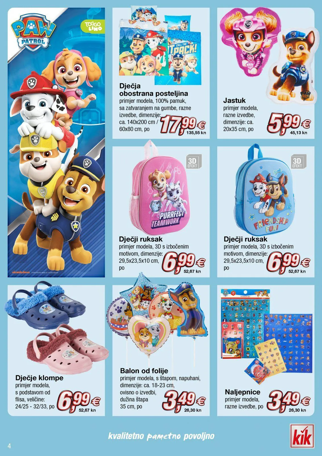 Katalog KiK katalog do 17.09.2023 od 8. rujna do 17. rujna 2023. - Pregled Stranica 4