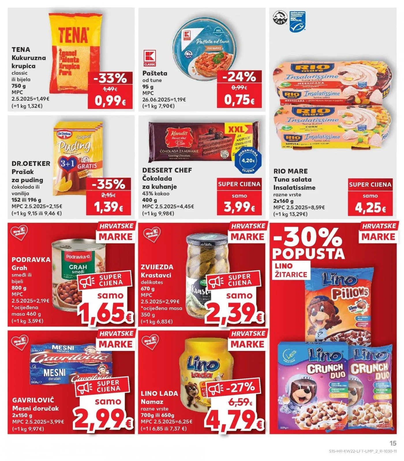 Katalog Kaufland katalog do 02.06.2026 od 27. svibnja do 2. lipnja 2026. - Pregled Stranica 15