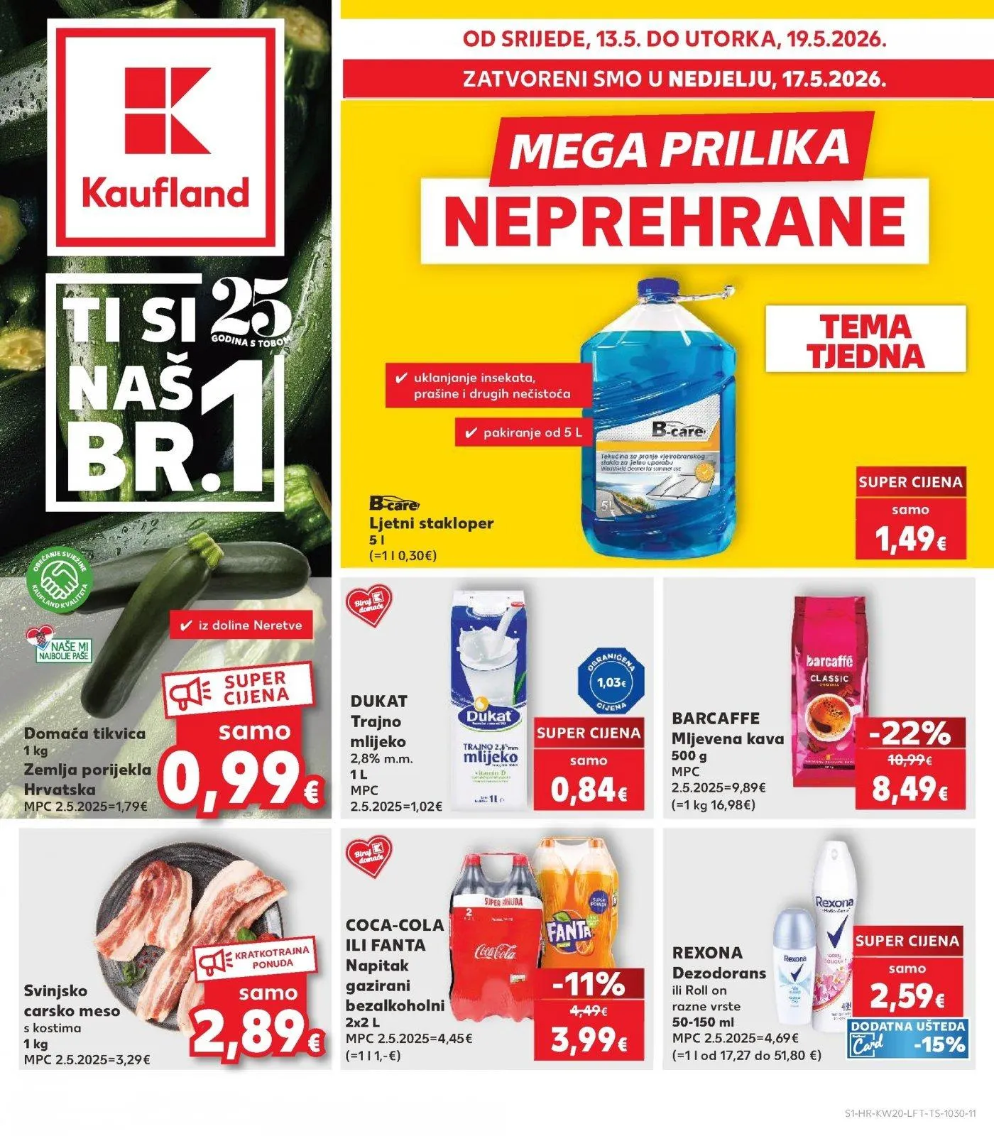 Katalog Kaufland katalog do 19.05.2026 od 13. svibnja do 19. svibnja 2026. - Pregled Stranica 1
