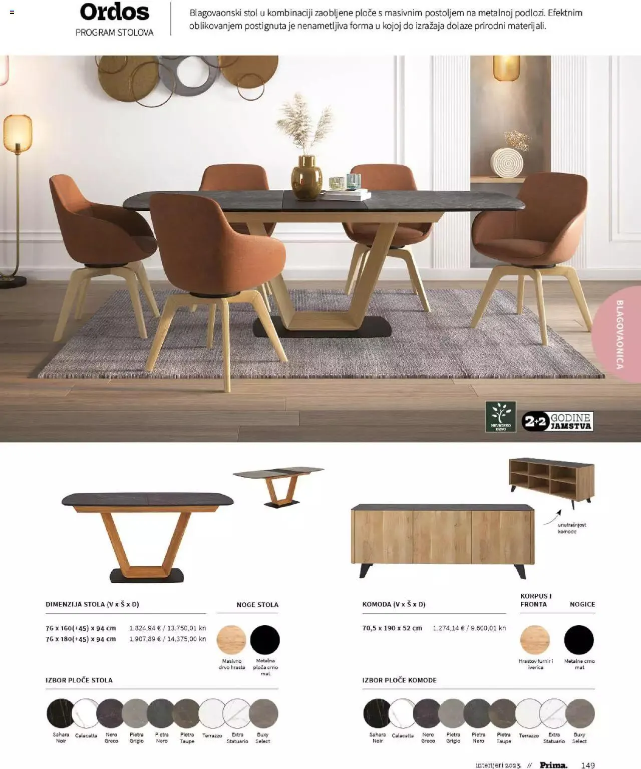 Katalog Katalog interijeri 2023 Prima od 20. veljače do 31. prosinca 2023. - Pregled Stranica 151
