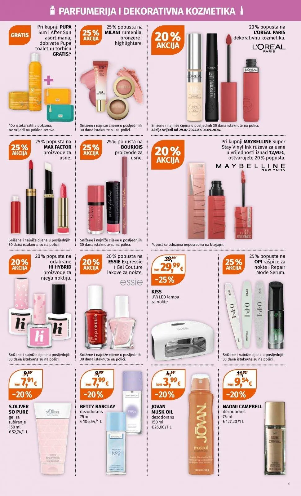 Katalog Müller katalog do 03.08.2024 od 27. srpnja do 3. kolovoza 2024. - Pregled Stranica 3