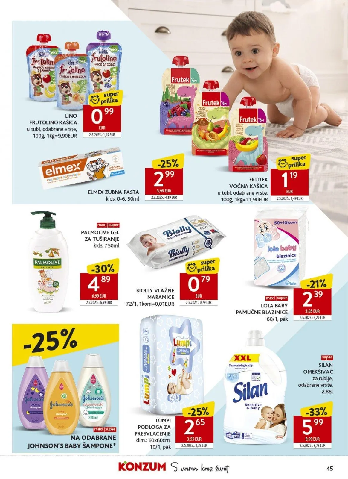 Katalog Konzum katalog do 19.05.2026 od 14. svibnja do 19. svibnja 2026. - Pregled Stranica 45