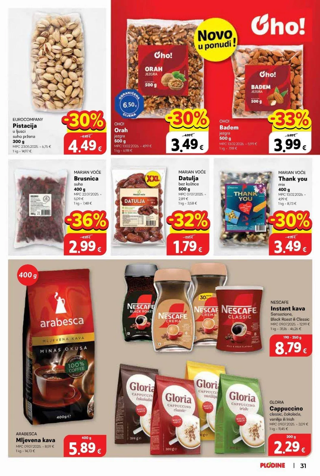 Katalog Plodine katalog do 10.03.2026 od 5. ožujka do 10. ožujka 2026. - Pregled Stranica 31