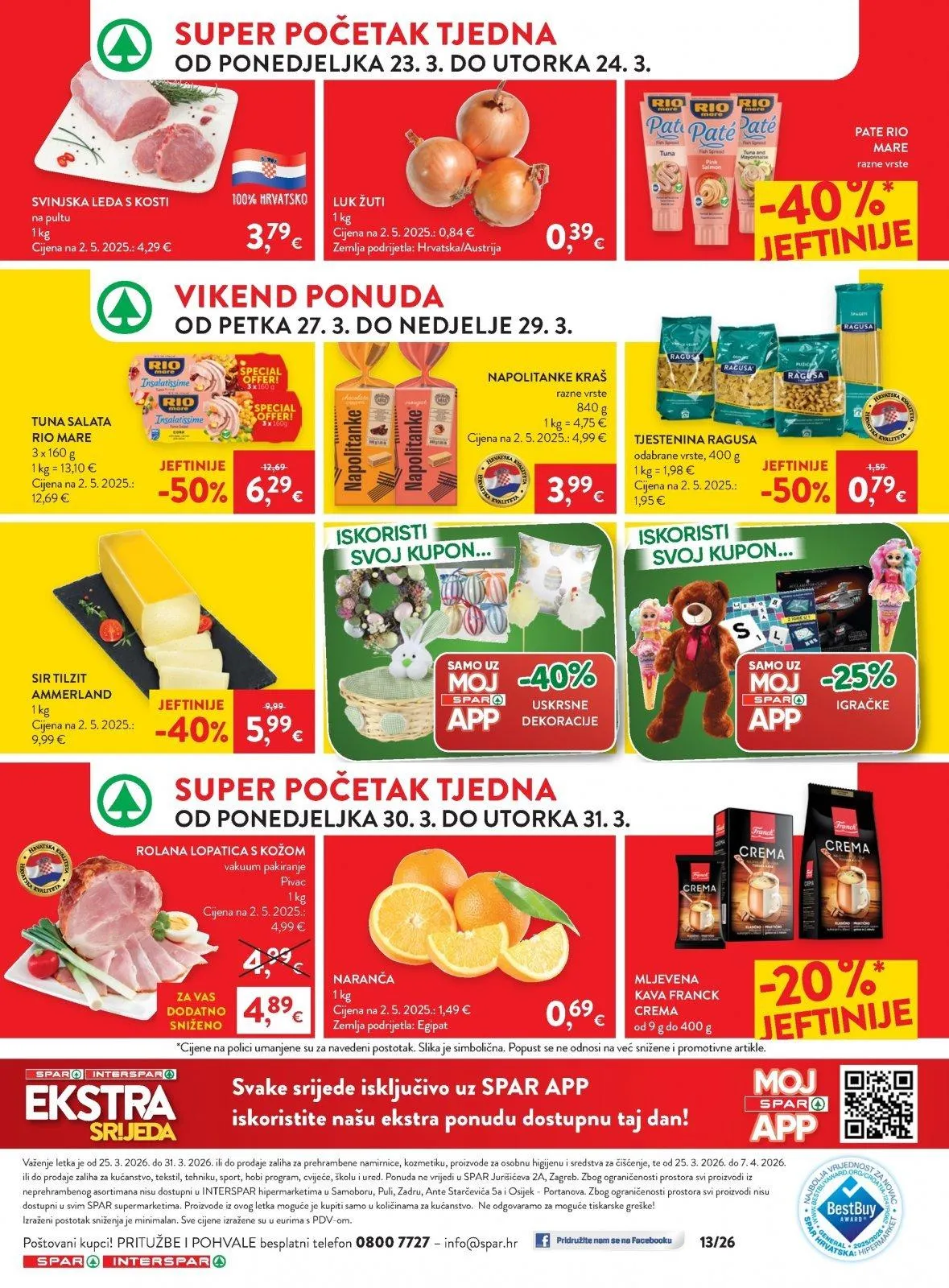 Katalog Spar katalog do 31.03.2026 od 26. ožujka do 31. ožujka 2026. - Pregled Stranica 31