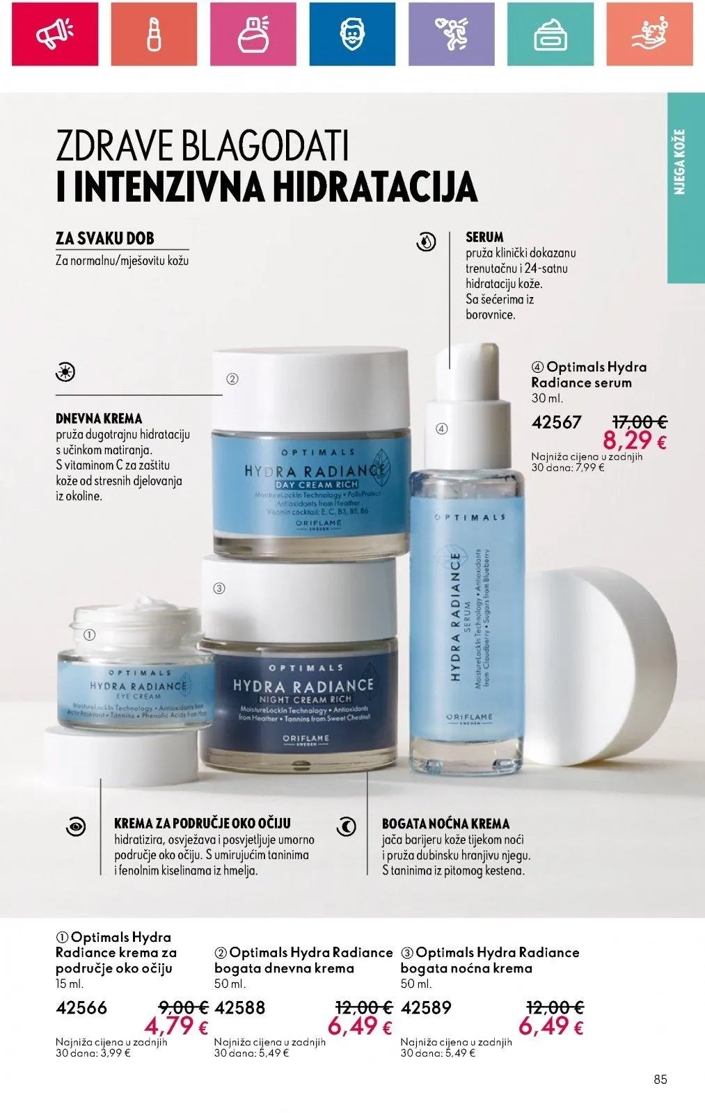 Katalog Oriflame katalog do 11.09.2024 od 29. kolovoza do 11. rujna 2024. - Pregled Stranica 85