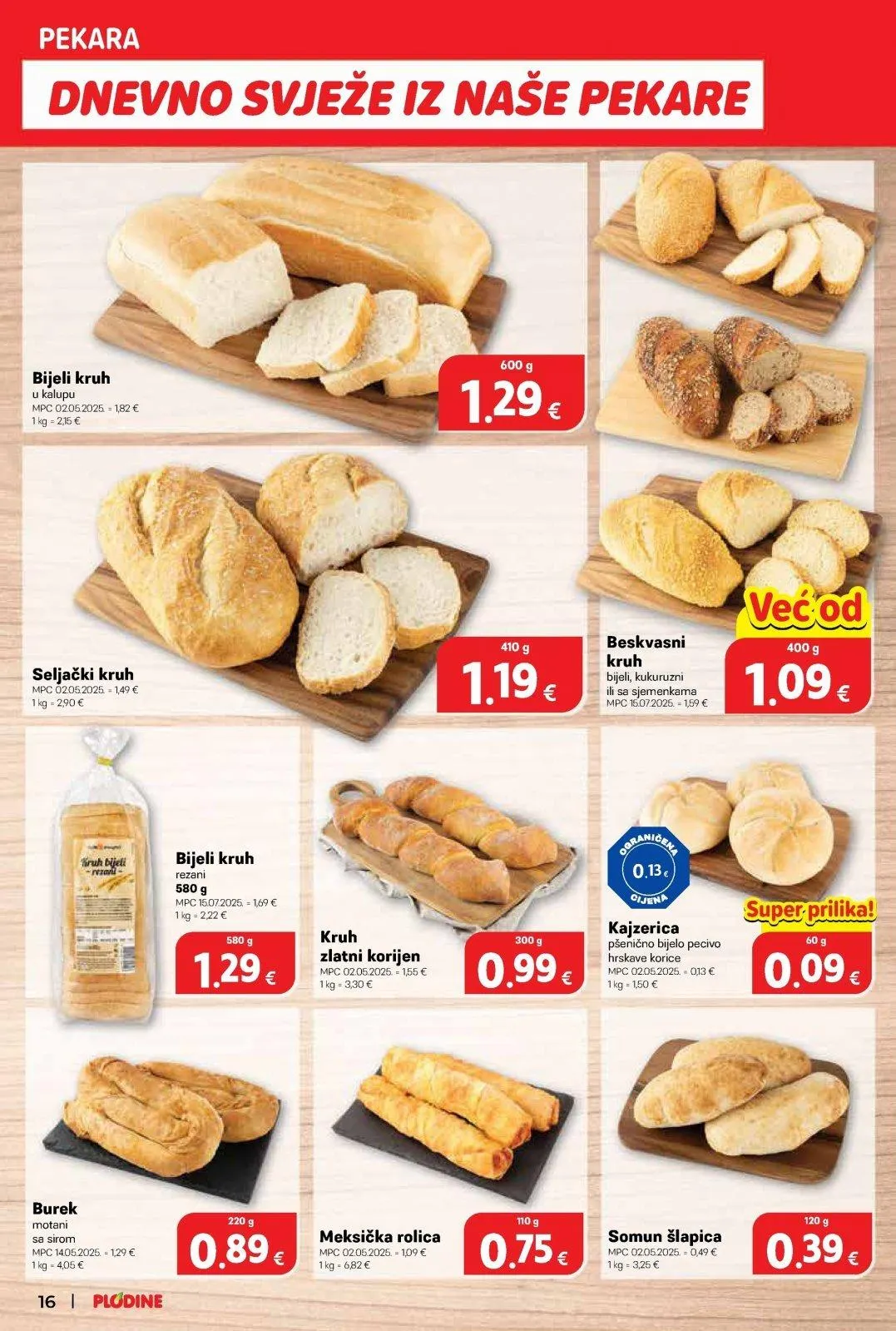 Katalog Plodine katalog do 10.02.2026 od 5. veljače do 10. veljače 2026. - Pregled Stranica 16