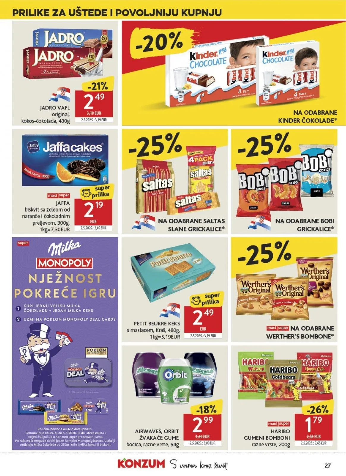 Katalog Konzum katalog do 05.05.2026 od 29. travnja do 5. svibnja 2026. - Pregled Stranica 27