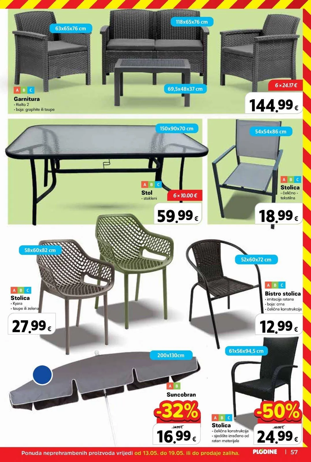 Katalog Plodine katalog do 19.05.2026 od 13. svibnja do 19. svibnja 2026. - Pregled Stranica 57