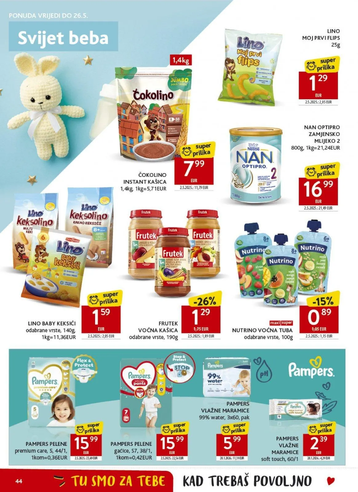 Katalog Konzum katalog do 19.05.2026 od 14. svibnja do 19. svibnja 2026. - Pregled Stranica 44