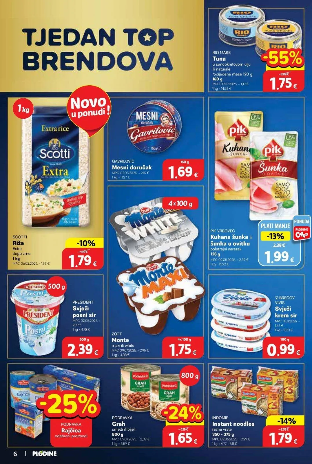 Katalog Plodine katalog do 10.03.2026 od 5. ožujka do 10. ožujka 2026. - Pregled Stranica 6