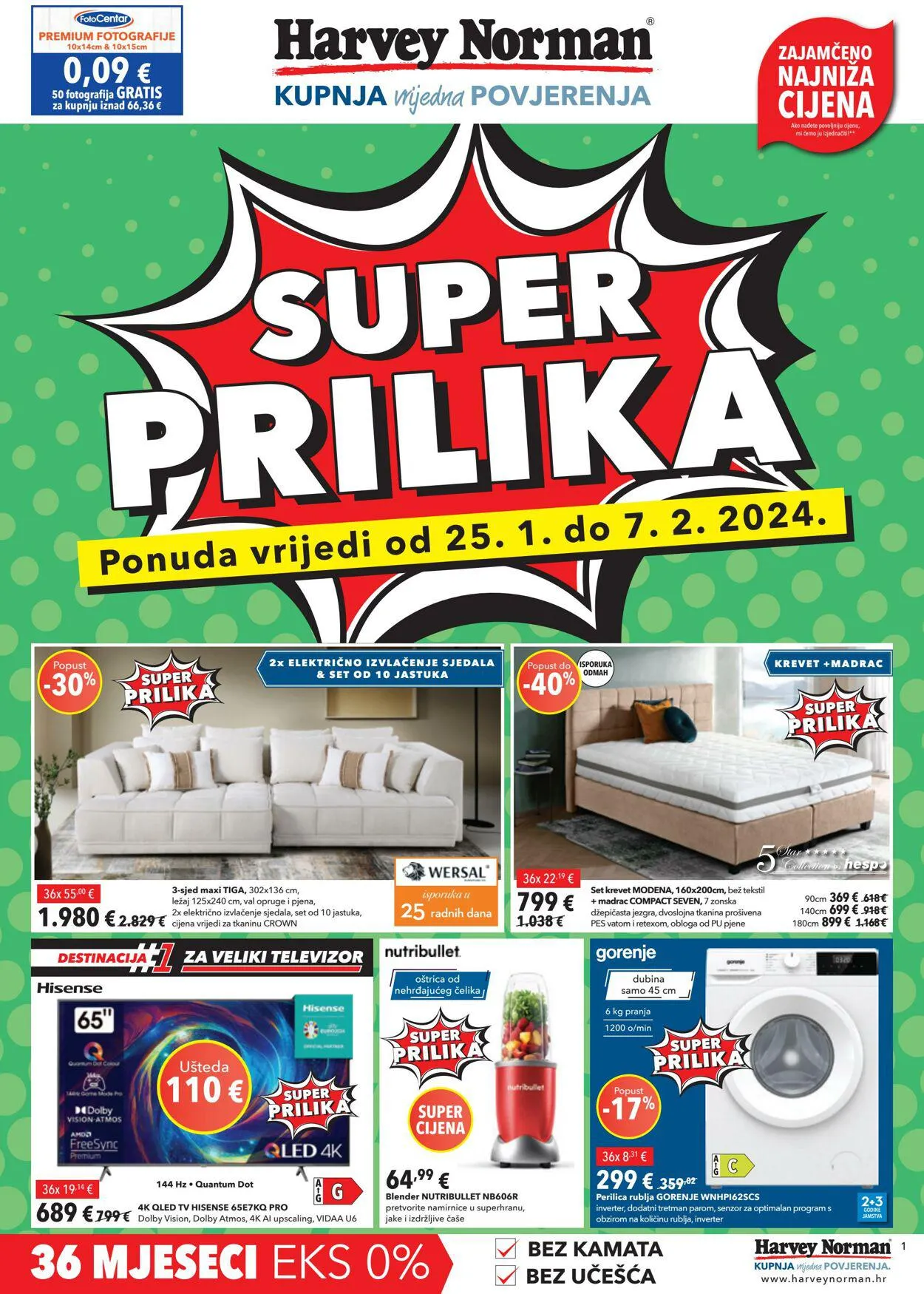 Katalog Harvey Norman od 25. siječnja do 7. veljače 2024. - Pregled Stranica