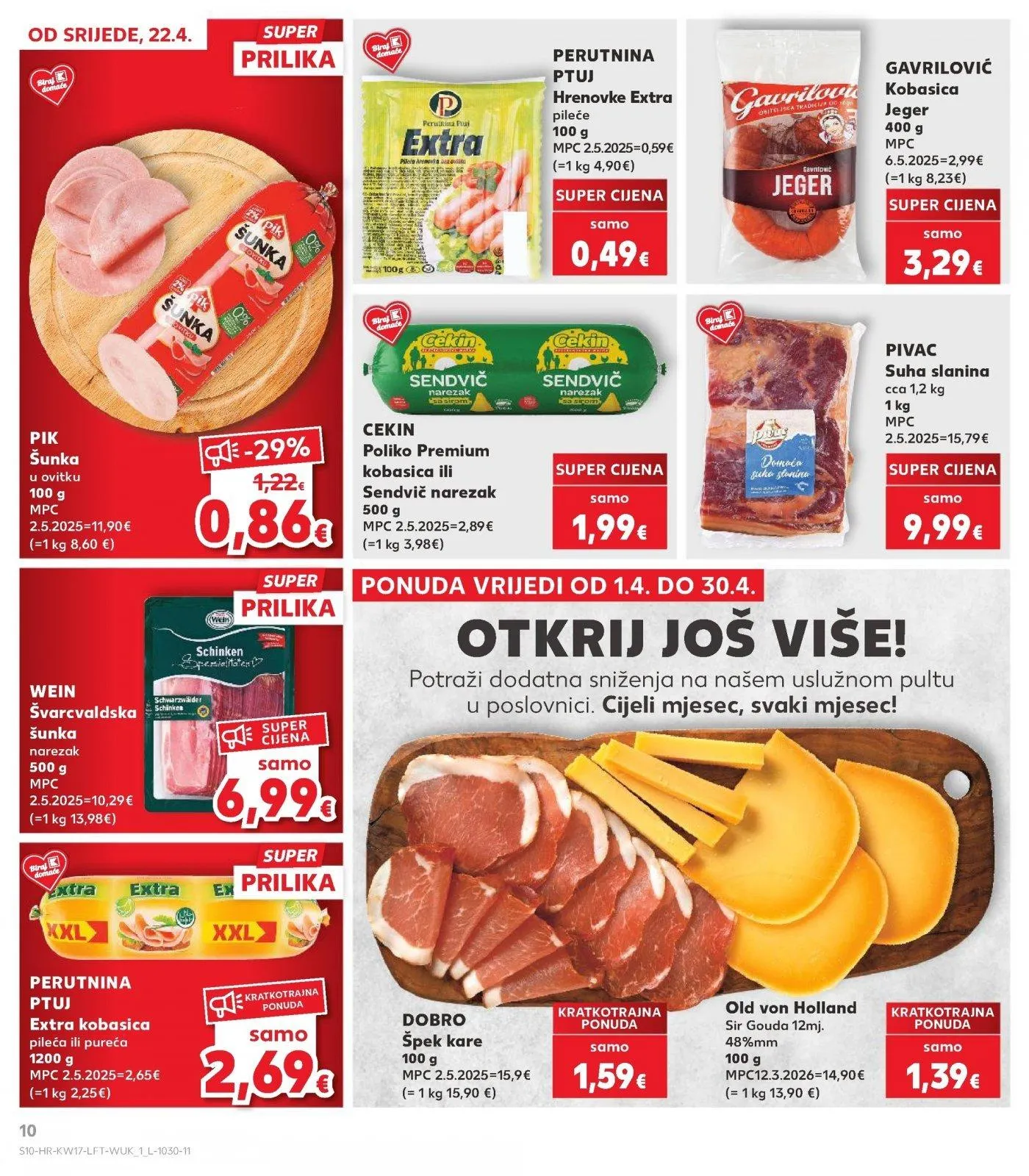 Katalog Kaufland katalog do 28.04.2026 od 22. travnja do 28. travnja 2026. - Pregled Stranica 10