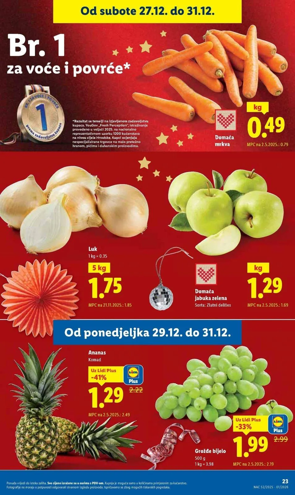 Katalog Lidl katalog do 05.01.2026 od 18. prosinca do 5. siječnja 2026. - Pregled Stranica 23