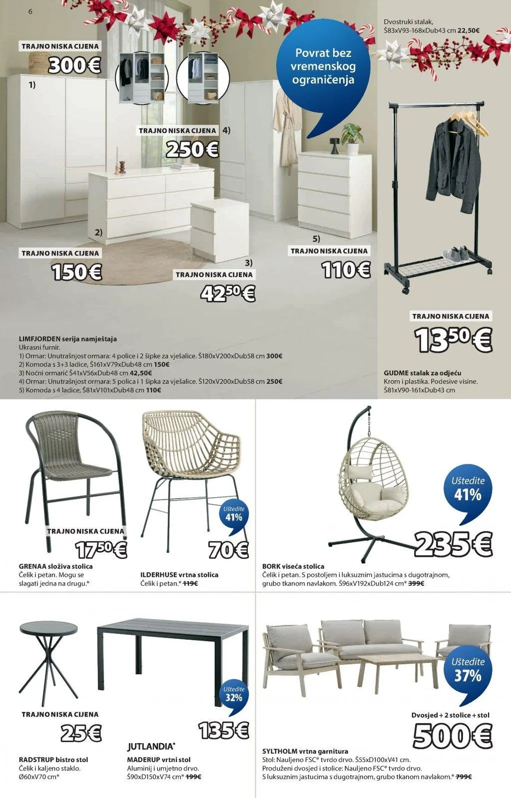 Katalog JYSK katalog do 30.12.2025 od 3. prosinca do 30. prosinca 2025. - Pregled Stranica 6