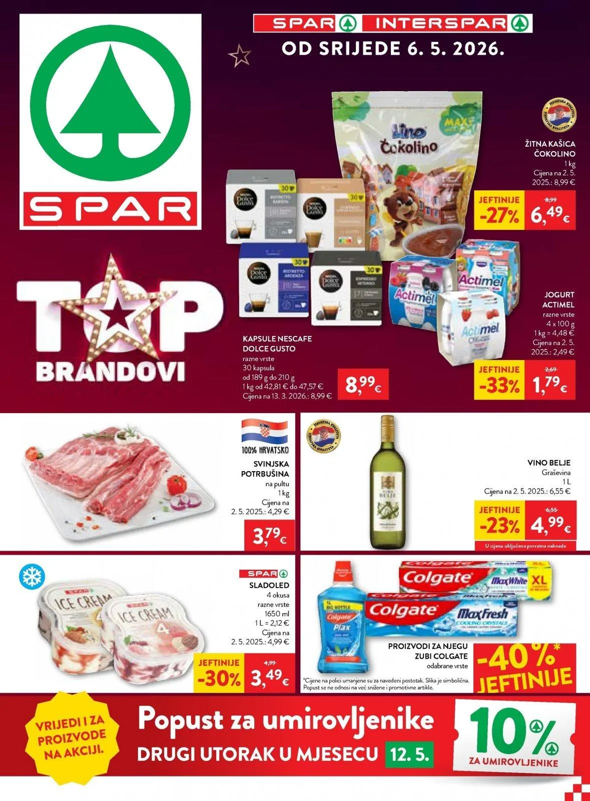 Katalog Interspar katalog do 12.05.2026 od 7. svibnja do 12. svibnja 2026. - Pregled Stranica 1