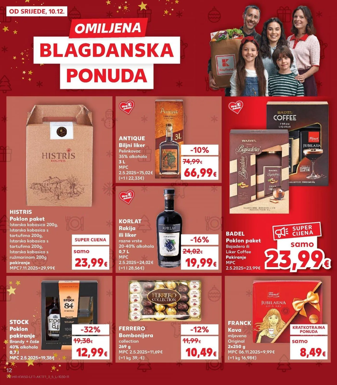Katalog Kaufland katalog do 16.12.2025 od 10. prosinca do 16. prosinca 2025. - Pregled Stranica 12