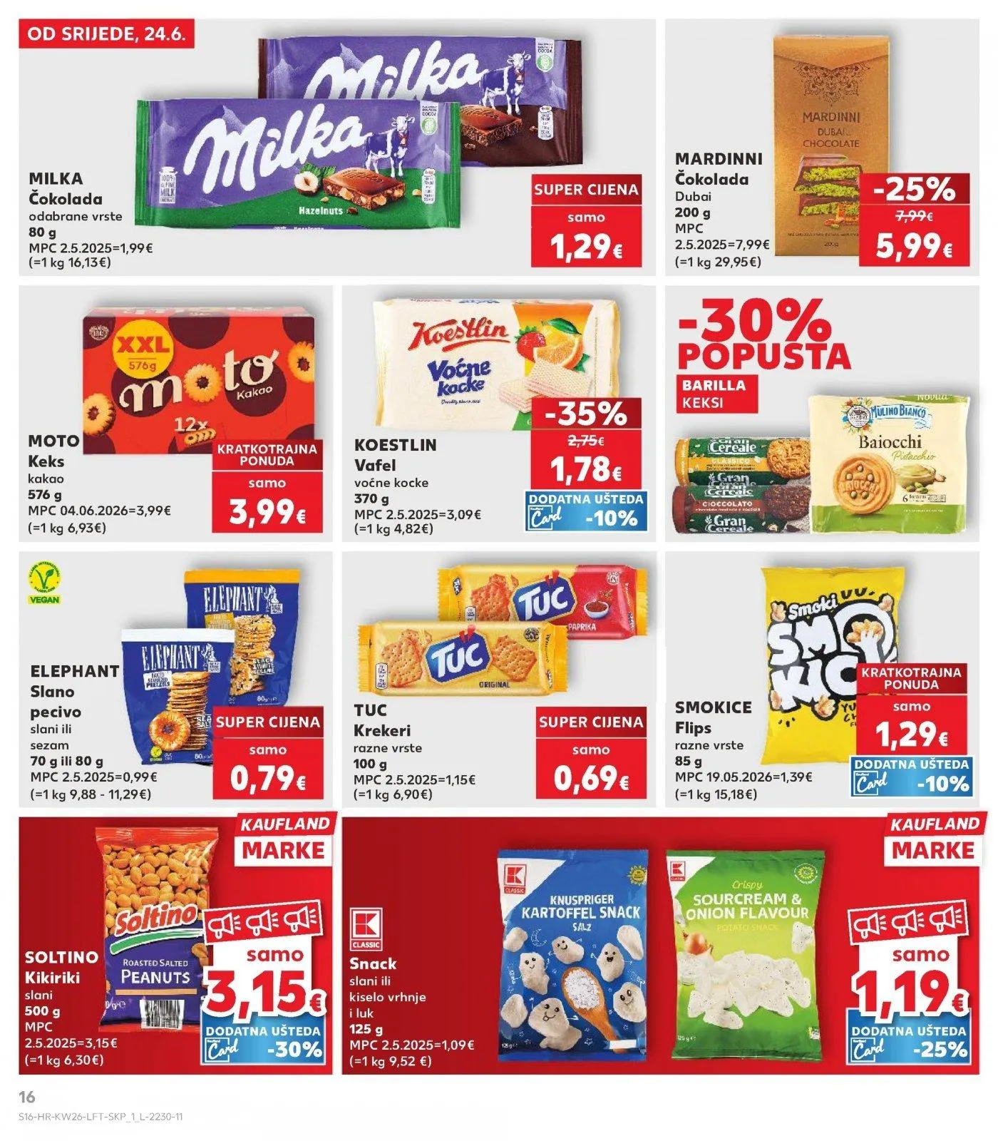 Katalog Kaufland katalog do 30.06.2026 od 25. lipnja do 30. lipnja 2026. - Pregled Stranica 16