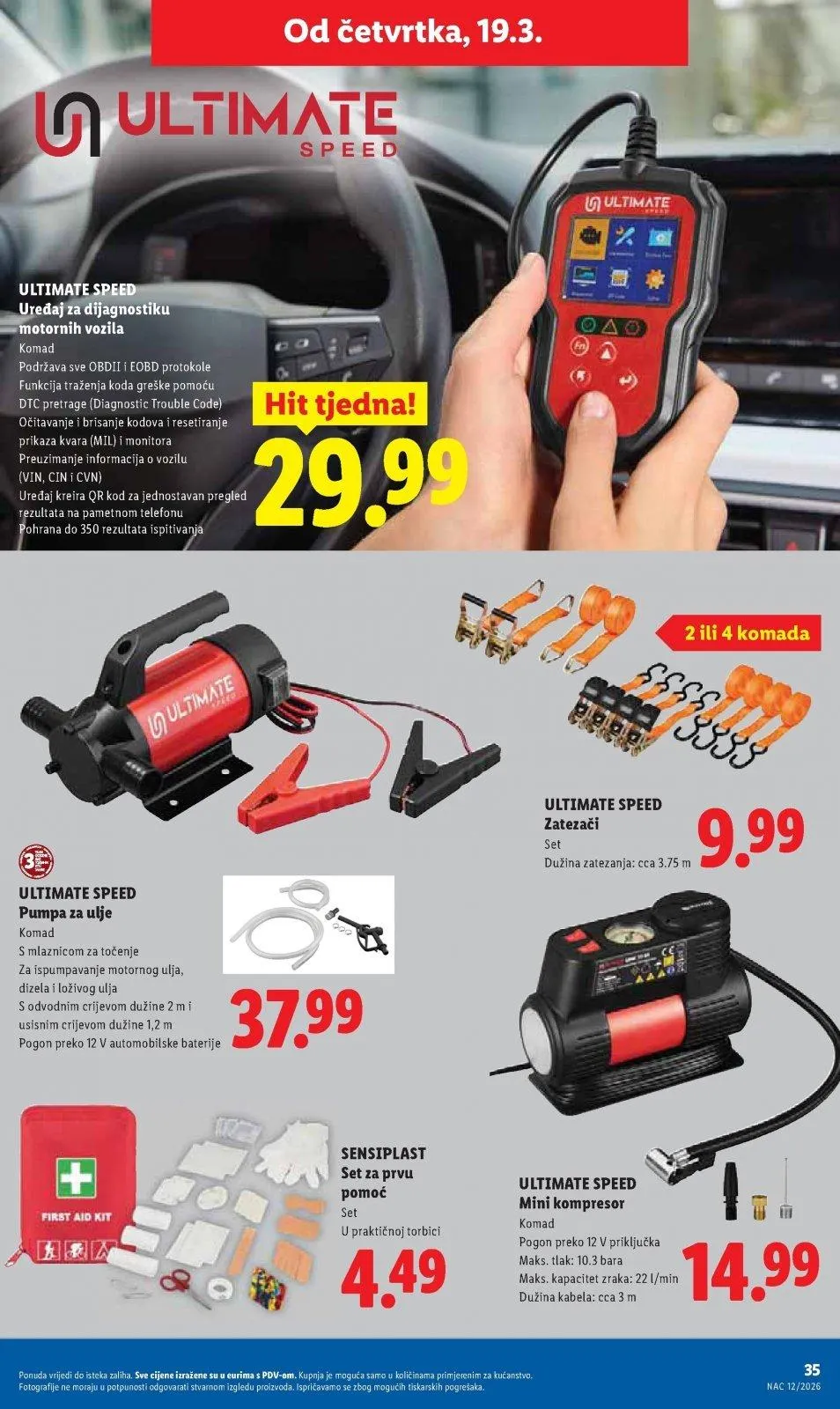 Katalog Lidl katalog do 22.03.2026 od 12. ožujka do 22. ožujka 2026. - Pregled Stranica 35