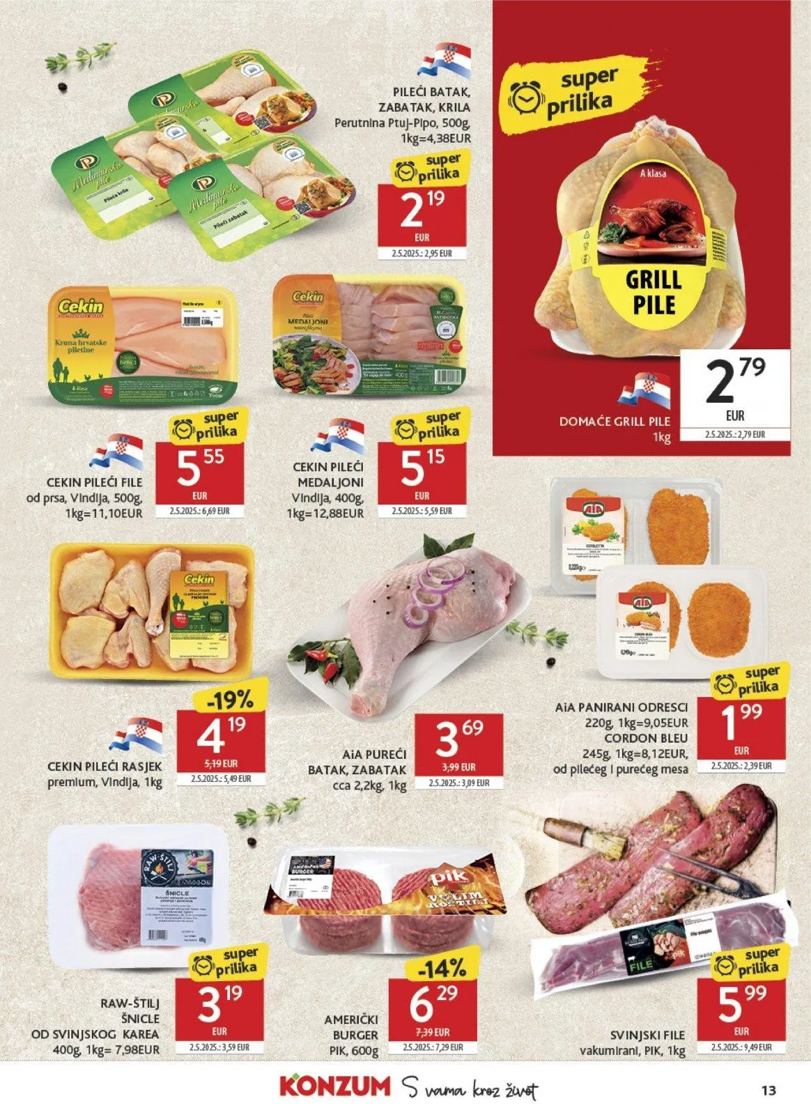 Katalog Konzum katalog do 10.03.2026 od 5. ožujka do 10. ožujka 2026. - Pregled Stranica 13