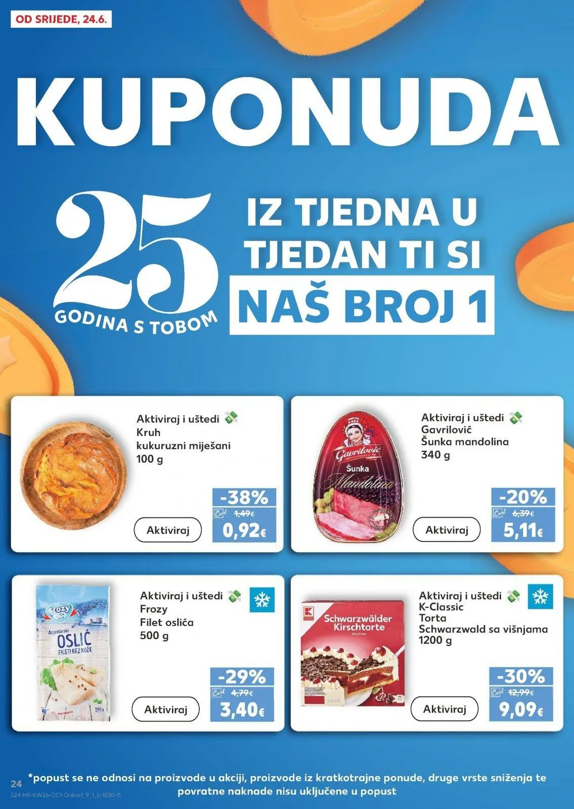 Katalog Kaufland katalog do 30.06.2026 od 25. lipnja do 30. lipnja 2026. - Pregled Stranica 24