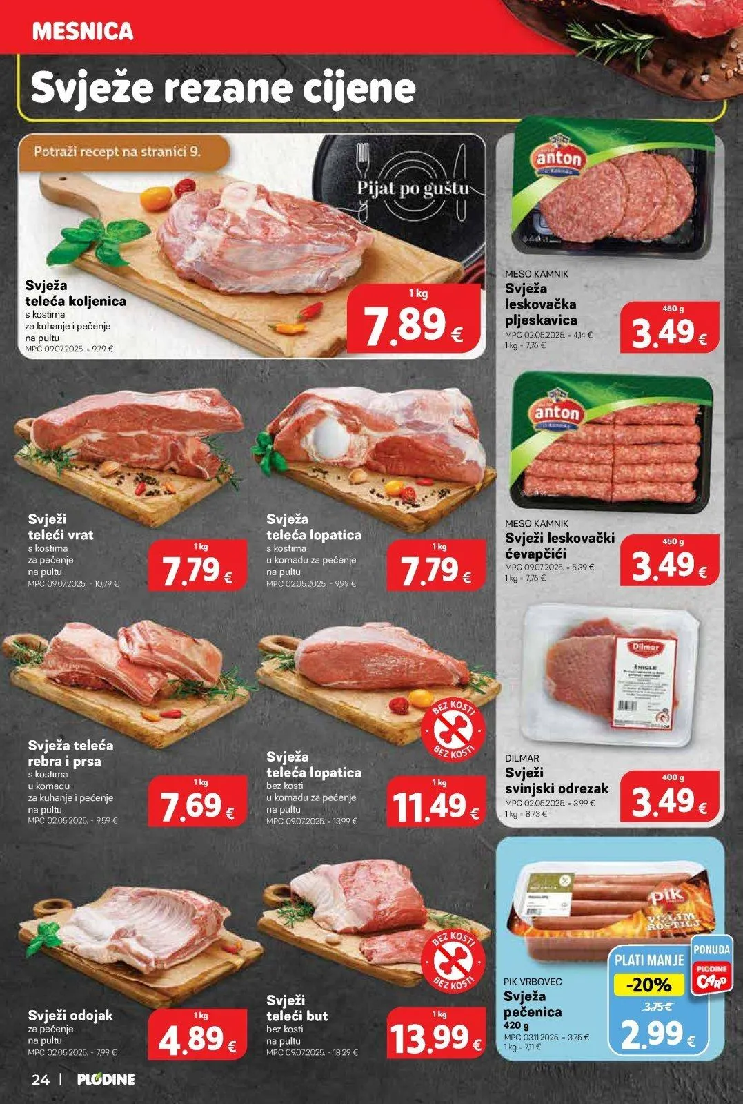 Katalog Plodine katalog do 11.11.2025 od 6. studenoga do 11. studenoga 2025. - Pregled Stranica 24