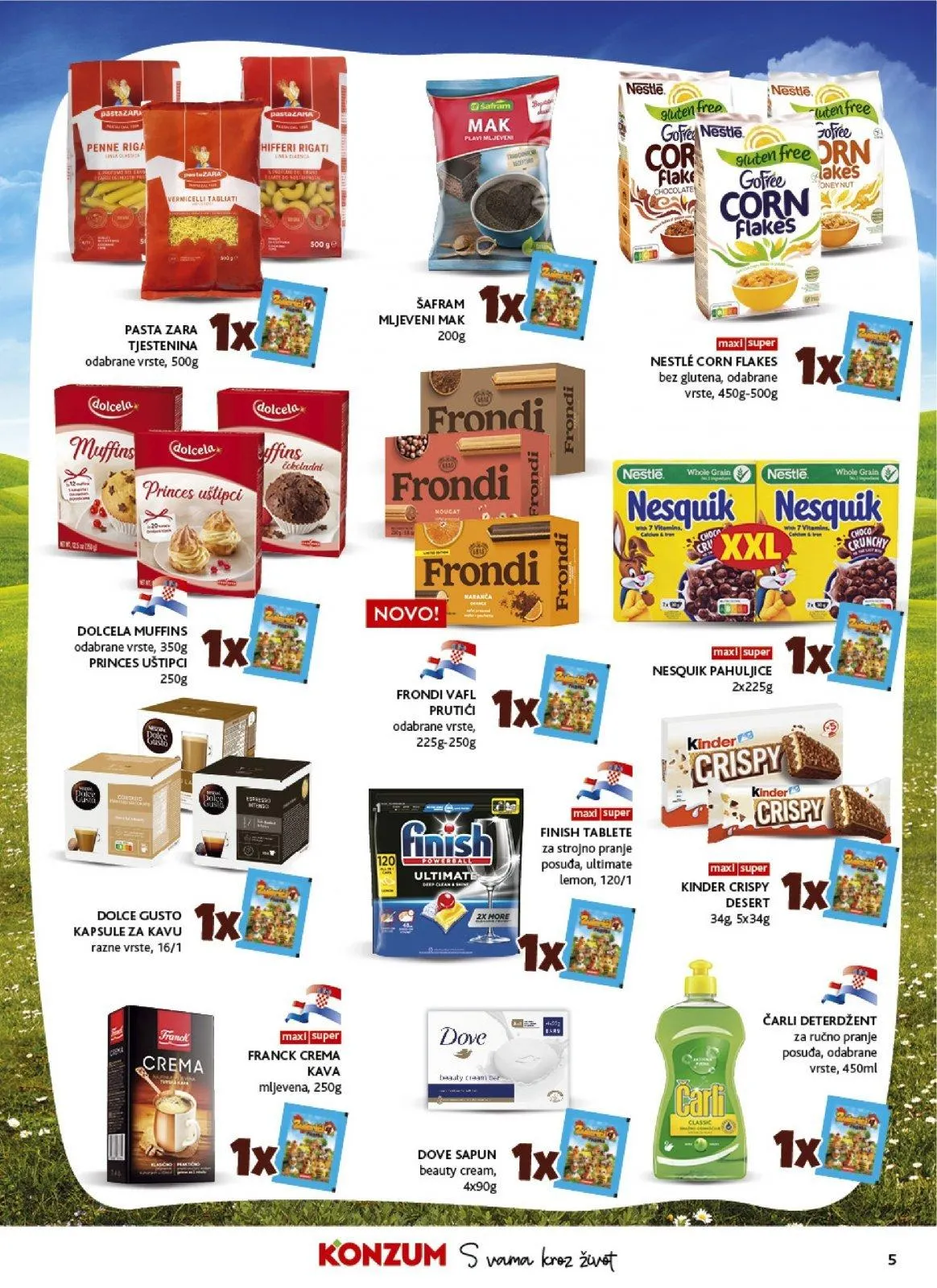 Katalog Konzum katalog do 04.04.2026 od 26. ožujka do 4. travnja 2026. - Pregled Stranica 5