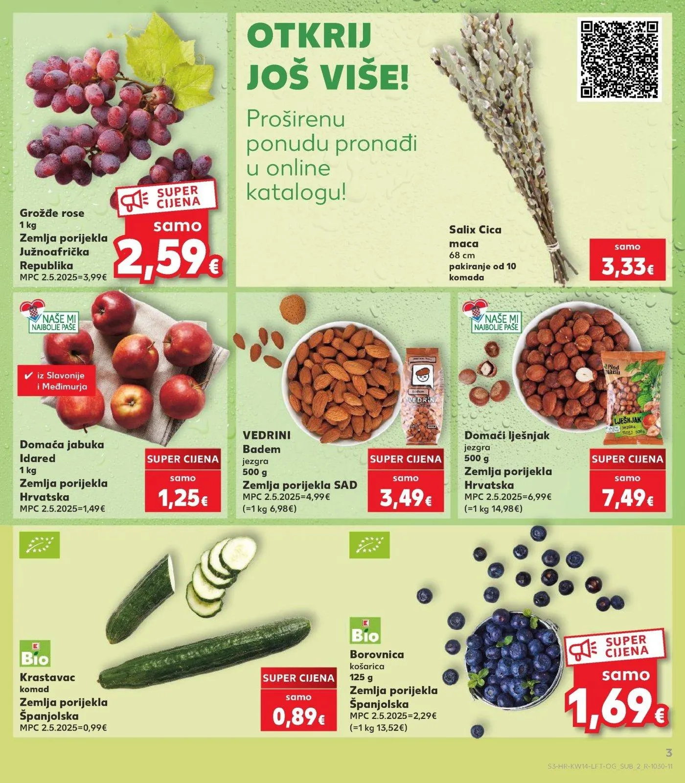 Katalog Kaufland katalog do 07.04.2026 od 1. travnja do 7. travnja 2026. - Pregled Stranica 3