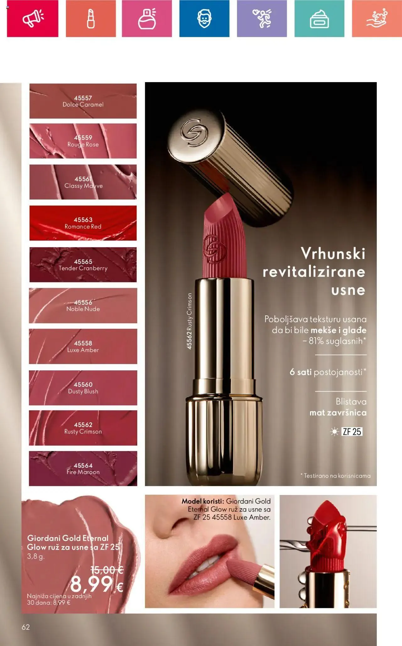 Katalog Katalog 11/2024 Oriflame od 1. kolovoza do 21. kolovoza 2024. - Pregled Stranica 62