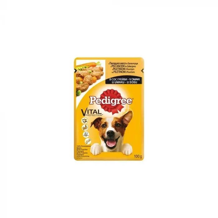 Pedigree s piletinom i povrćem vrećica 100 g