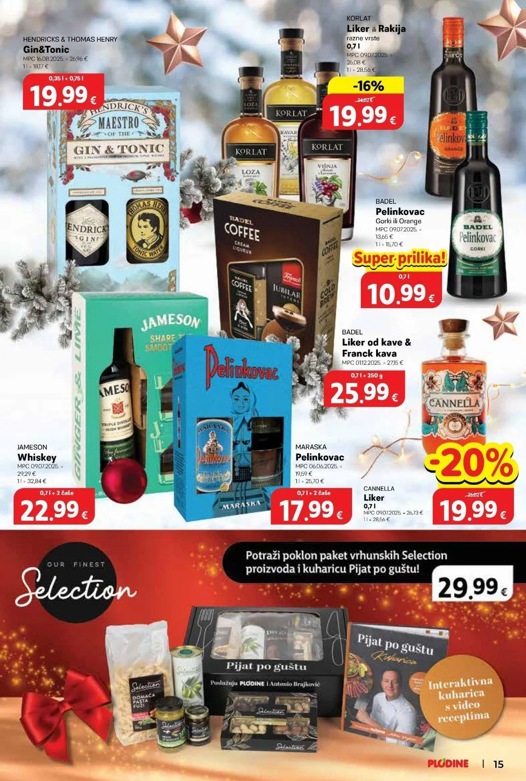 Katalog Plodine katalog do 16.12.2025 od 10. prosinca do 16. prosinca 2025. - Pregled Stranica 15