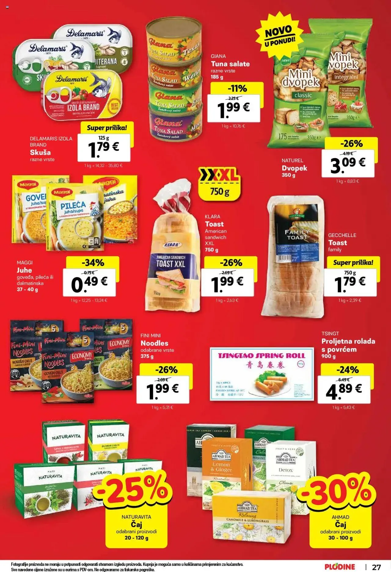 Katalog Katalog Plodine od 2. listopada do 8. listopada 2024. - Pregled Stranica 27