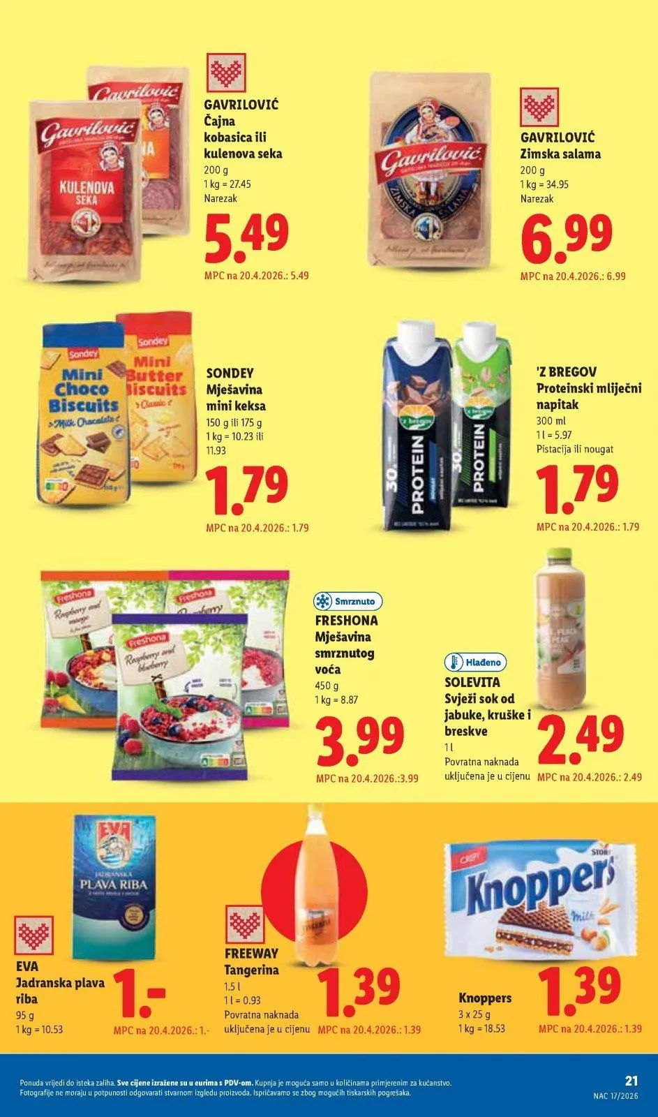 Katalog Lidl katalog do 26.04.2026 od 16. travnja do 26. travnja 2026. - Pregled Stranica 21