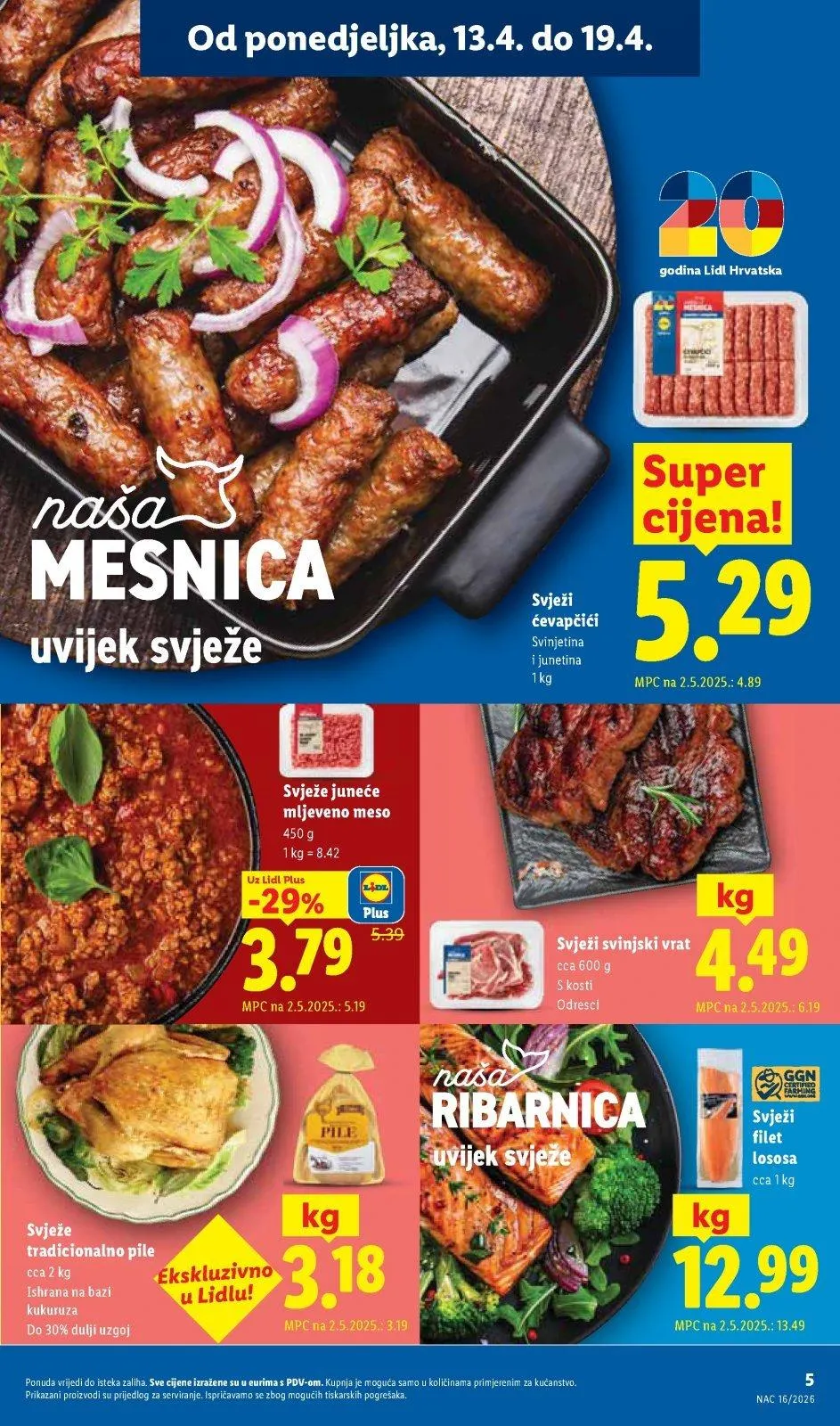 Katalog Lidl katalog do 19.04.2026 od 9. travnja do 19. travnja 2026. - Pregled Stranica 5